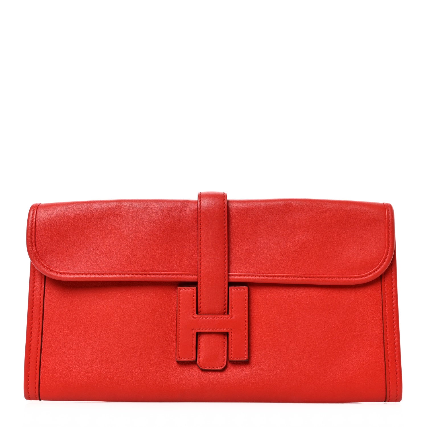 Hermes Swift Jige Elan 29 Clutch Rouge Tomate 1 of 6