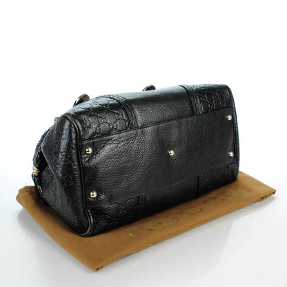 Gucci Guccissima Signoria Large Dome Bag Black 4 of 9