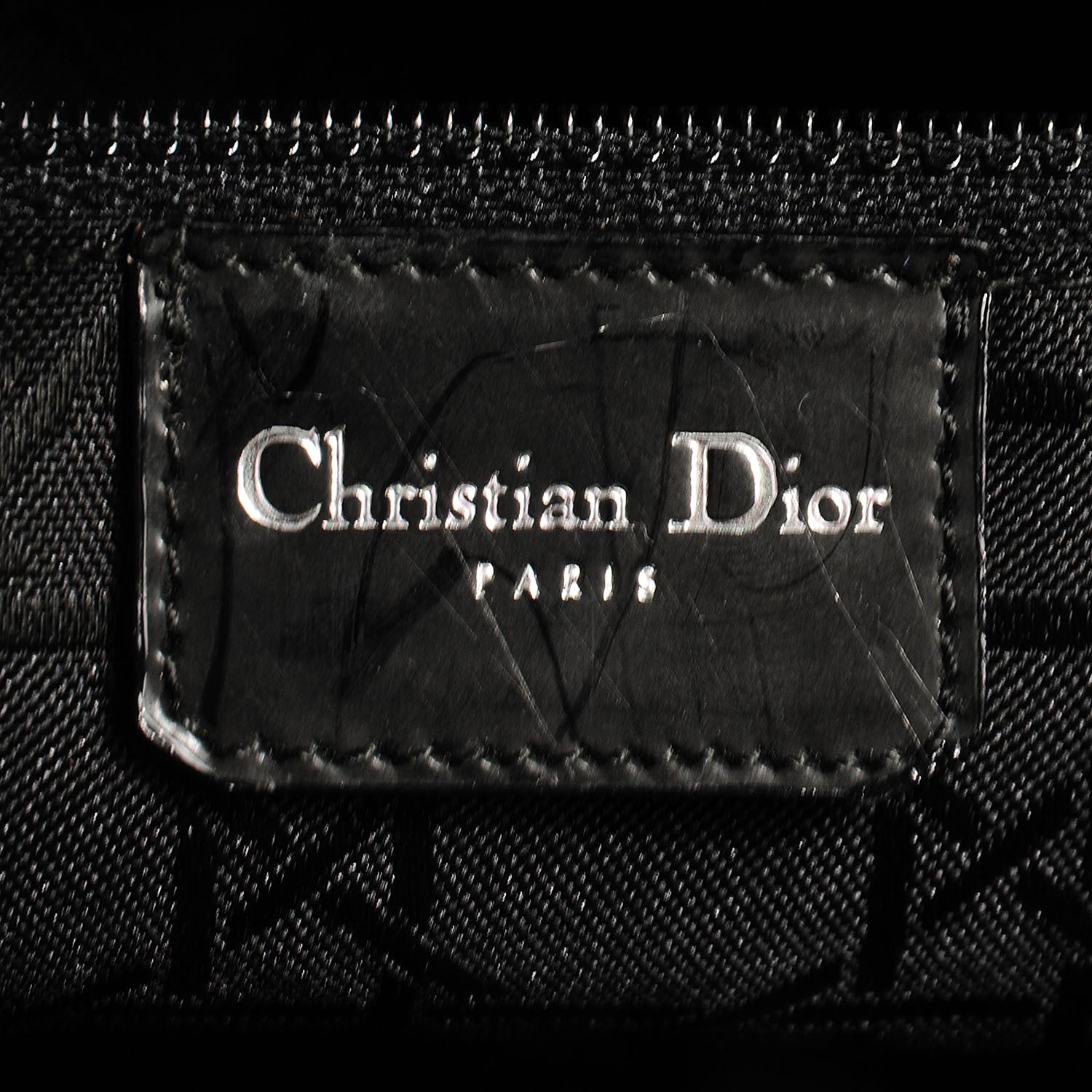 Christian Dior Canvas Large Lady Dior Dark Brown 6 of 10