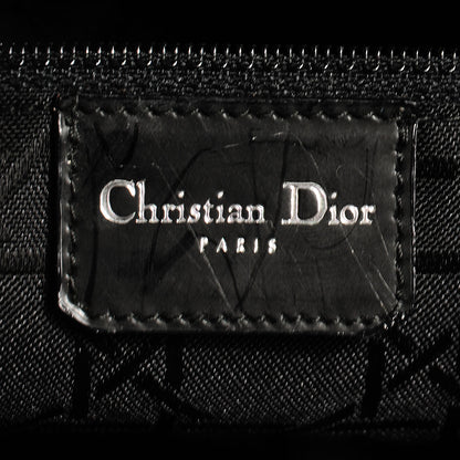 Christian Dior Canvas Large Lady Dior Dark Brown 6 of 10