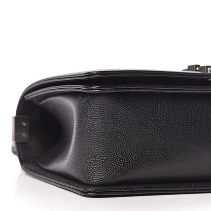 Chanel Caviar Quilted Medium Boy Flap Black 8 of 11
