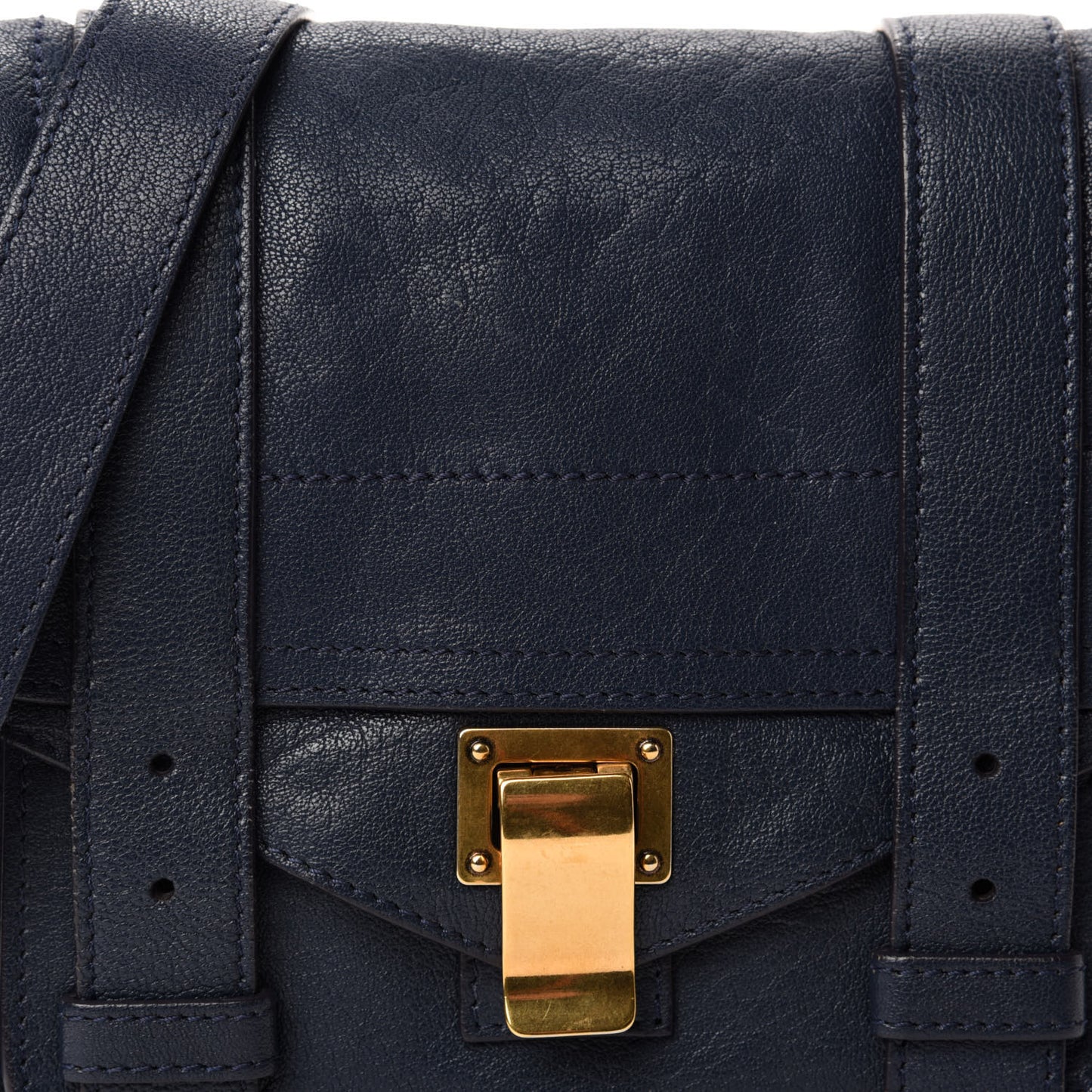 Lambskin PS1 Mini Pouch Messenger Bag Midnight