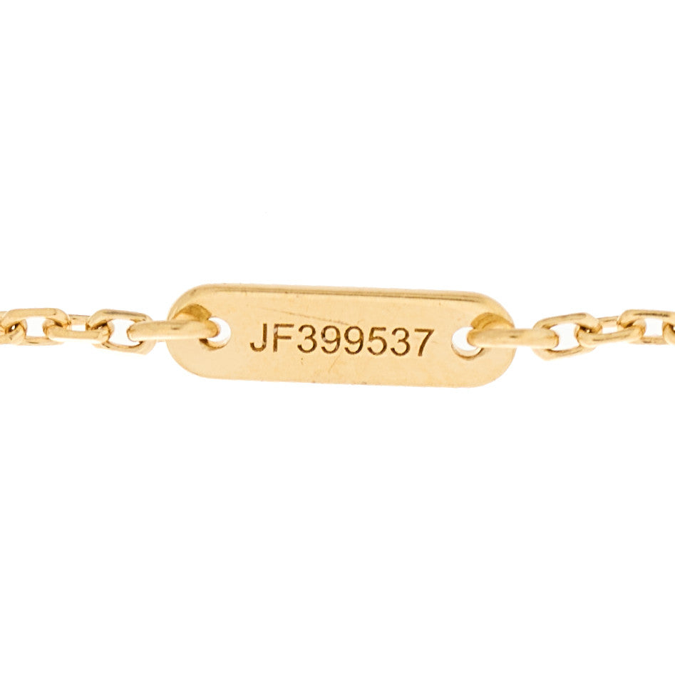 Van Cleef & Arpels 18K Yellow Gold Diamond Mini Frivole Bracelet 3 of 4