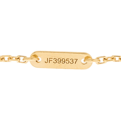 Van Cleef & Arpels 18K Yellow Gold Diamond Mini Frivole Bracelet 3 of 4