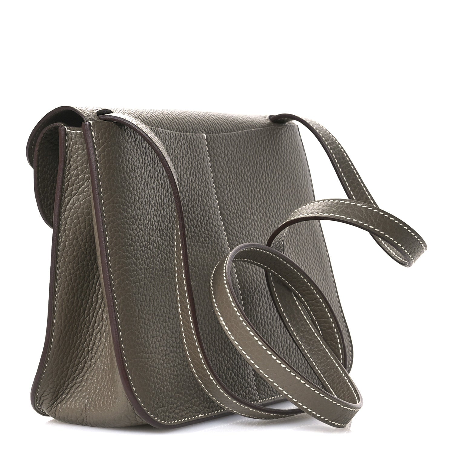 Hermes Taurillon Clemence Halzan 25 Etoupe 3 of 11