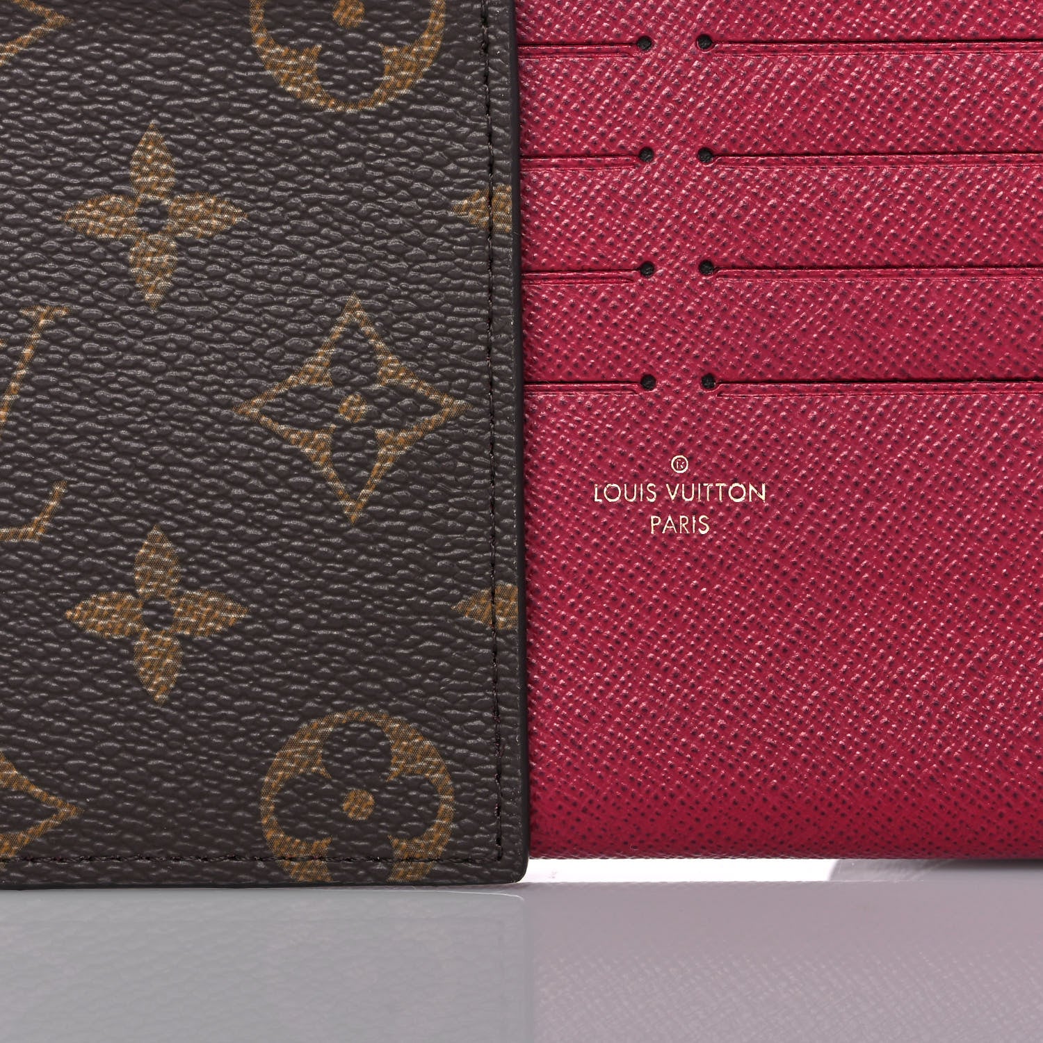 Louis Vuitton Monogram Pochette Felicie Chain Wallet Fuchsia 13 of 17