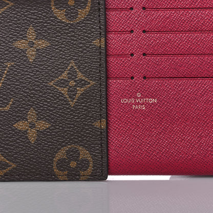 Louis Vuitton Monogram Pochette Felicie Chain Wallet Fuchsia 13 of 17