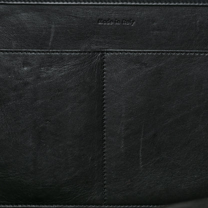 Celine Supple Natural Calfskin Medium Tri-Fold Bag Black 12 of 12