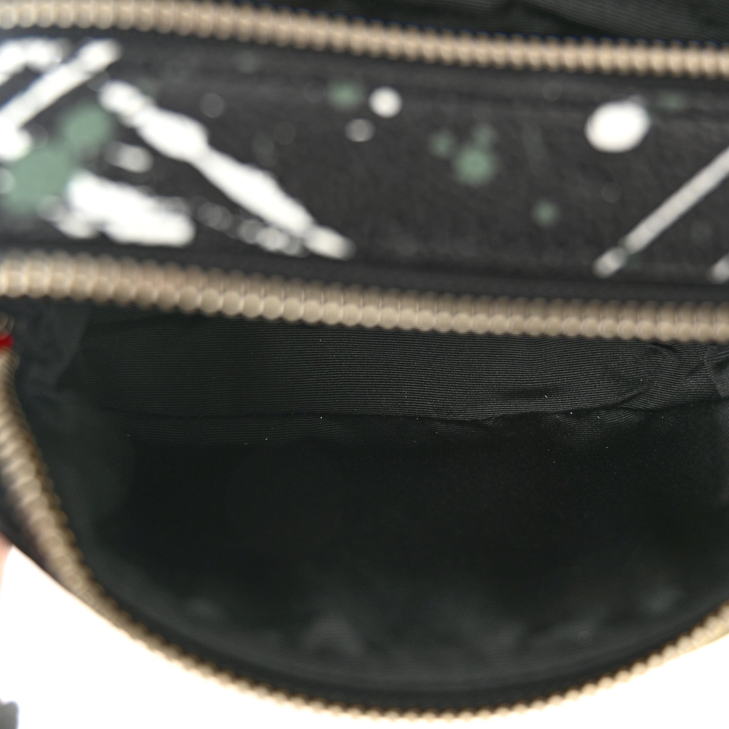 Marc Jacobs Calfskin Paint Splatter Small Snapshot Camera Bag Black Multi 5 of 11