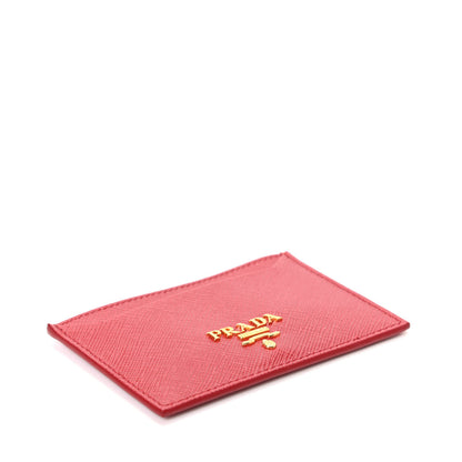 Prada Saffiano Metal Card Case Fuoco 4 of 7