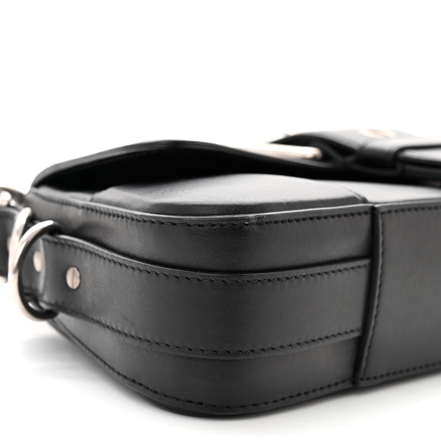 Balenciaga Smooth Calfskin Medium Lindsay Shoulder Bag Black 9 of 10