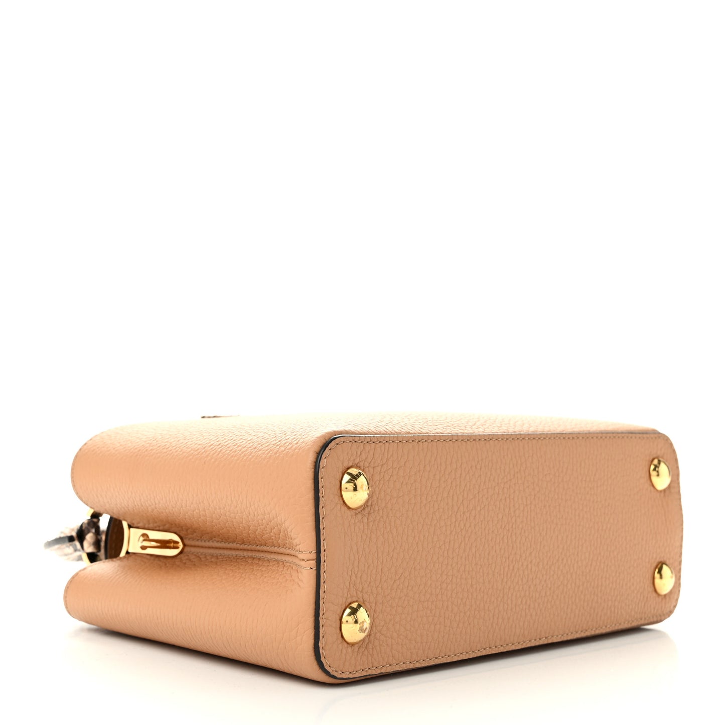 Taurillon Snakeskin Capucines BB Arizona Brown