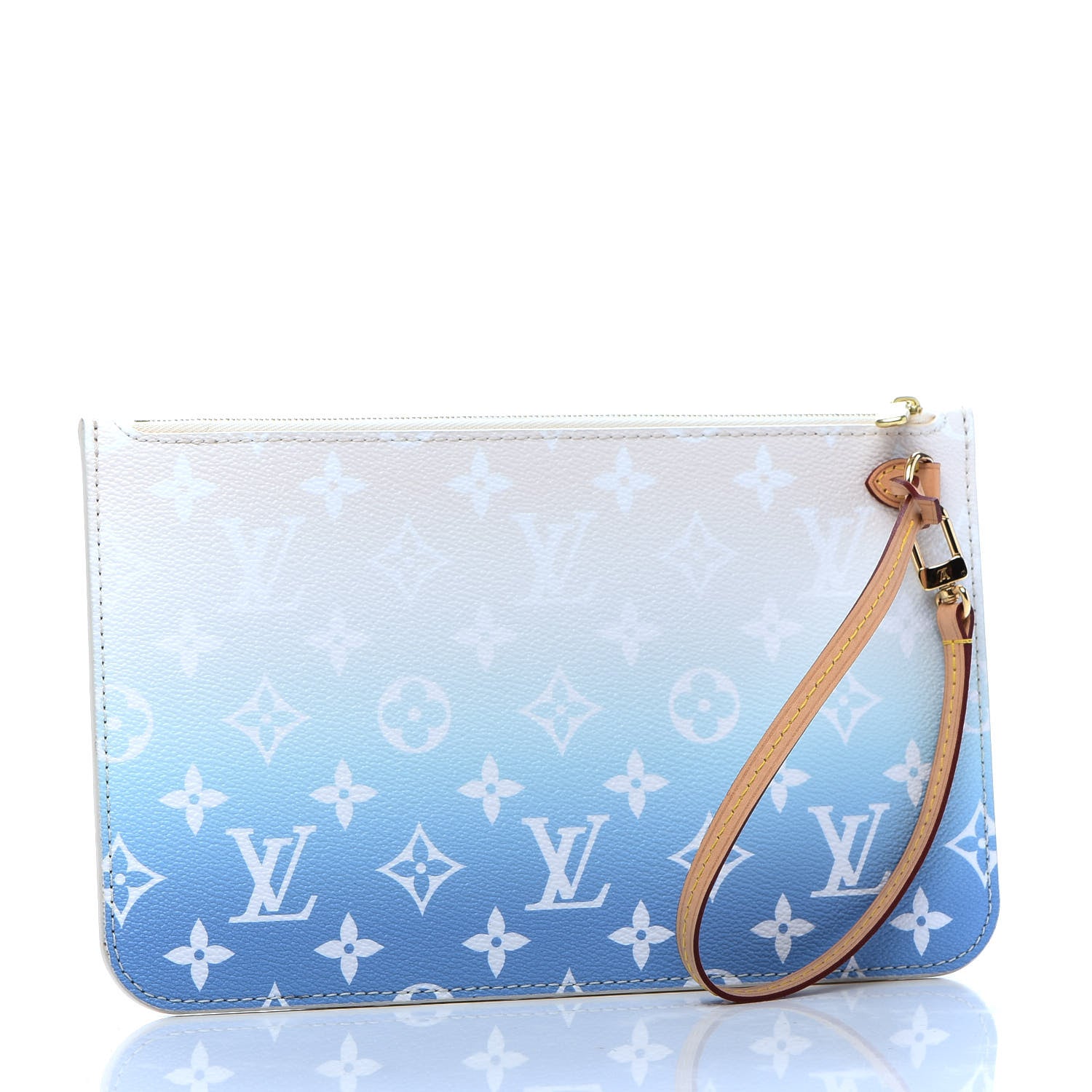 Louis Vuitton Monogram By The Pool Neverfull MM Pochette Blue 3 of 9