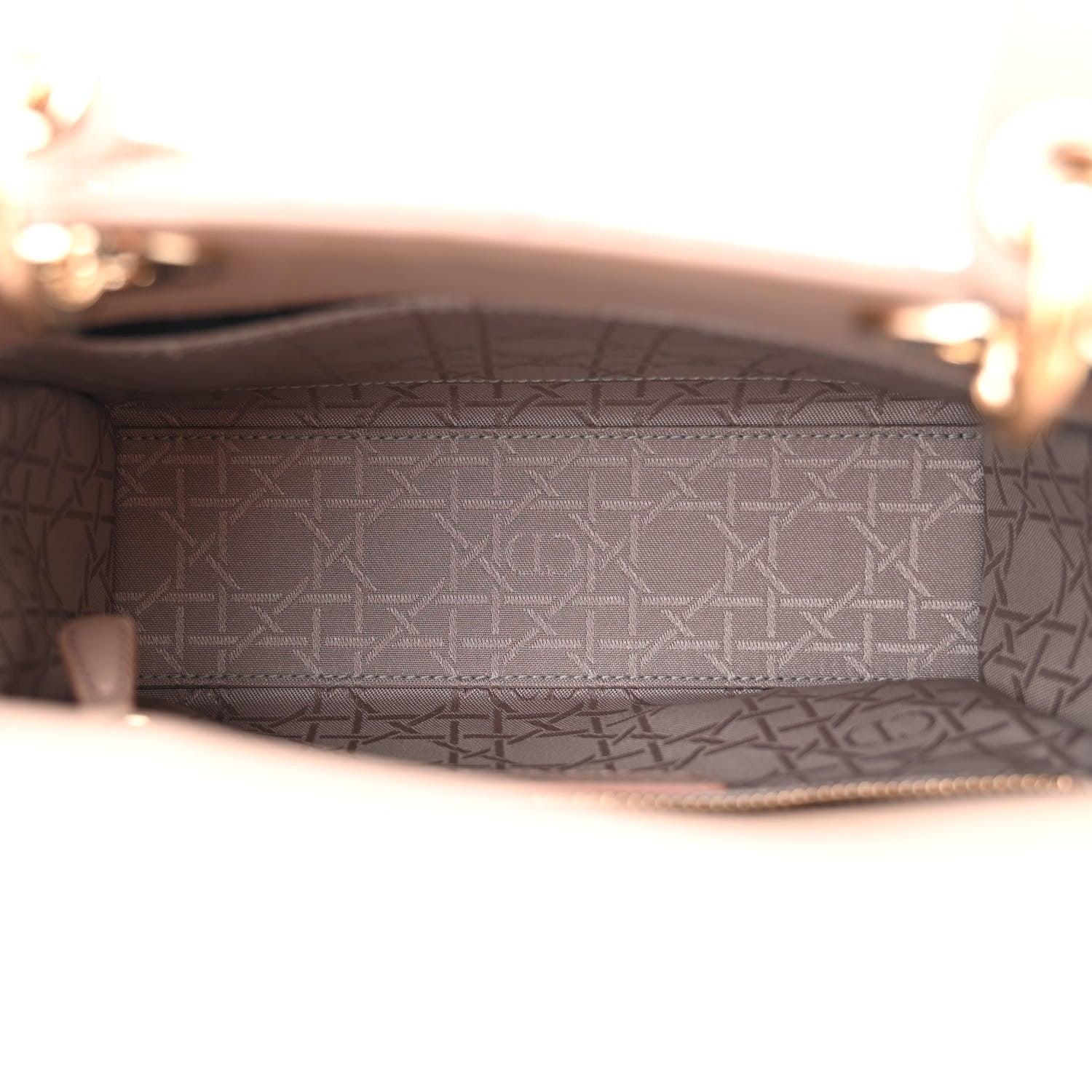 Christian Dior Lambskin Cannage Small My ABCDior Lady Dior Fard 5 of 13