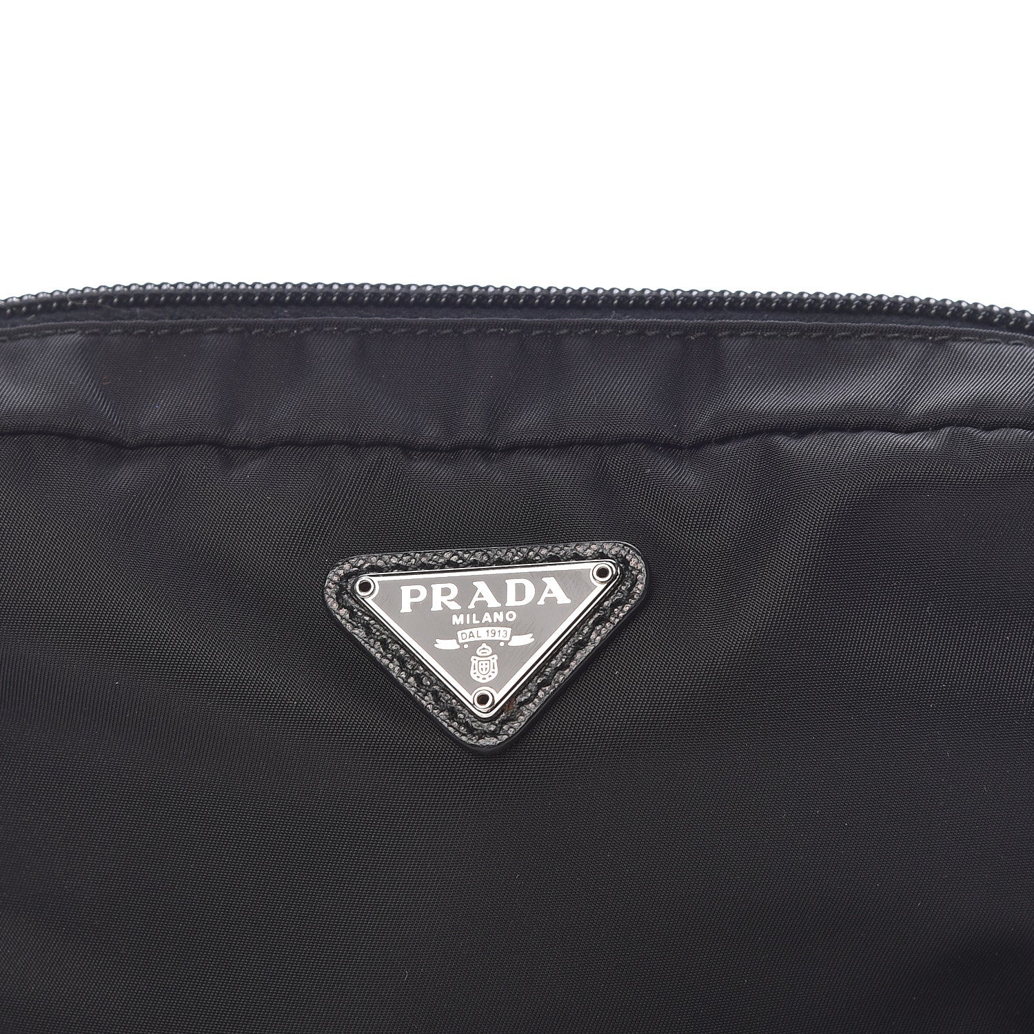 Prada Tessuto Nylon Clutch Wristlet Black 10 of 10