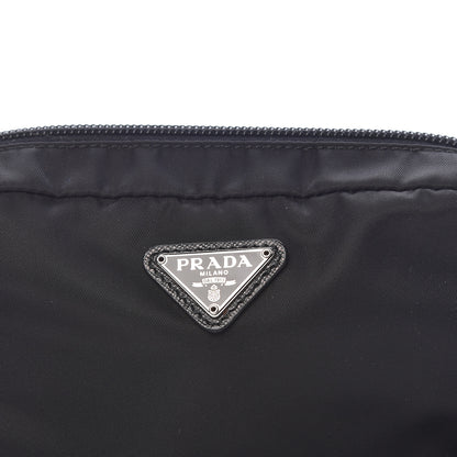 Prada Tessuto Nylon Clutch Wristlet Black 10 of 10