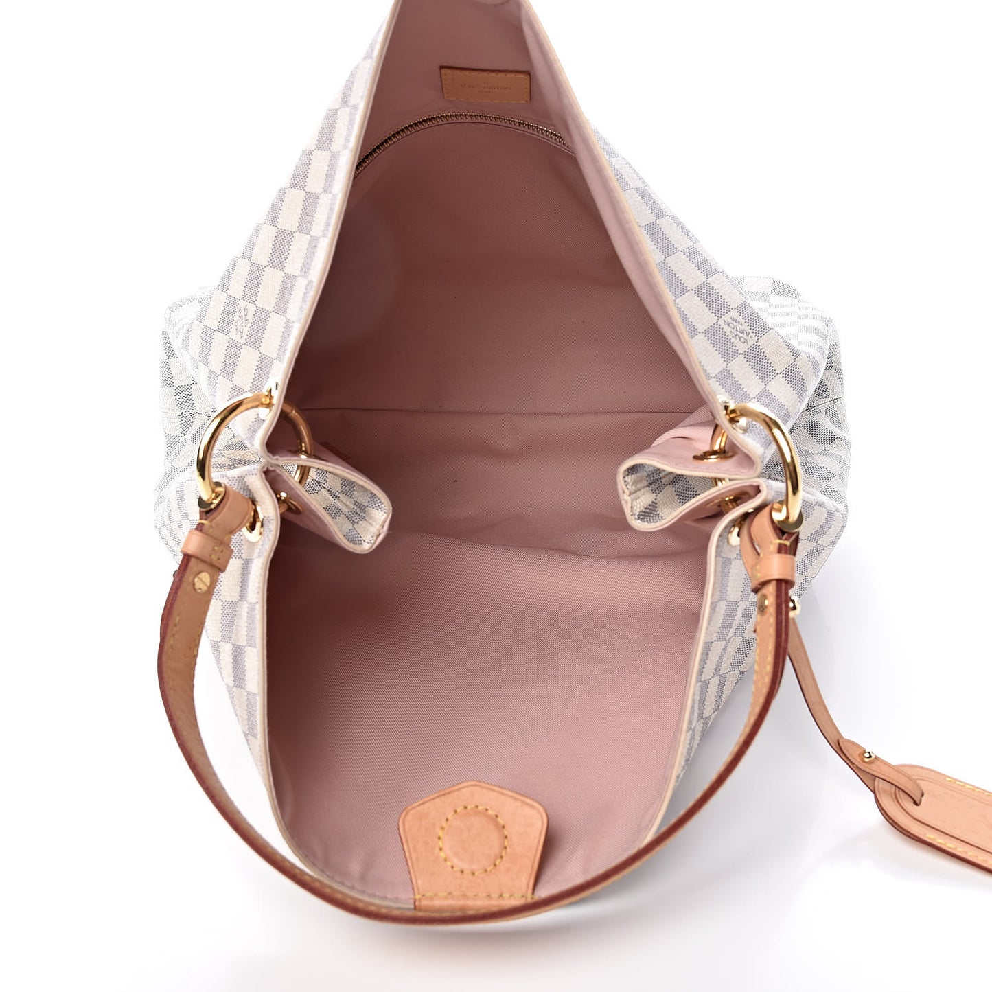 Damier Azur Graceful MM Rose Ballerine