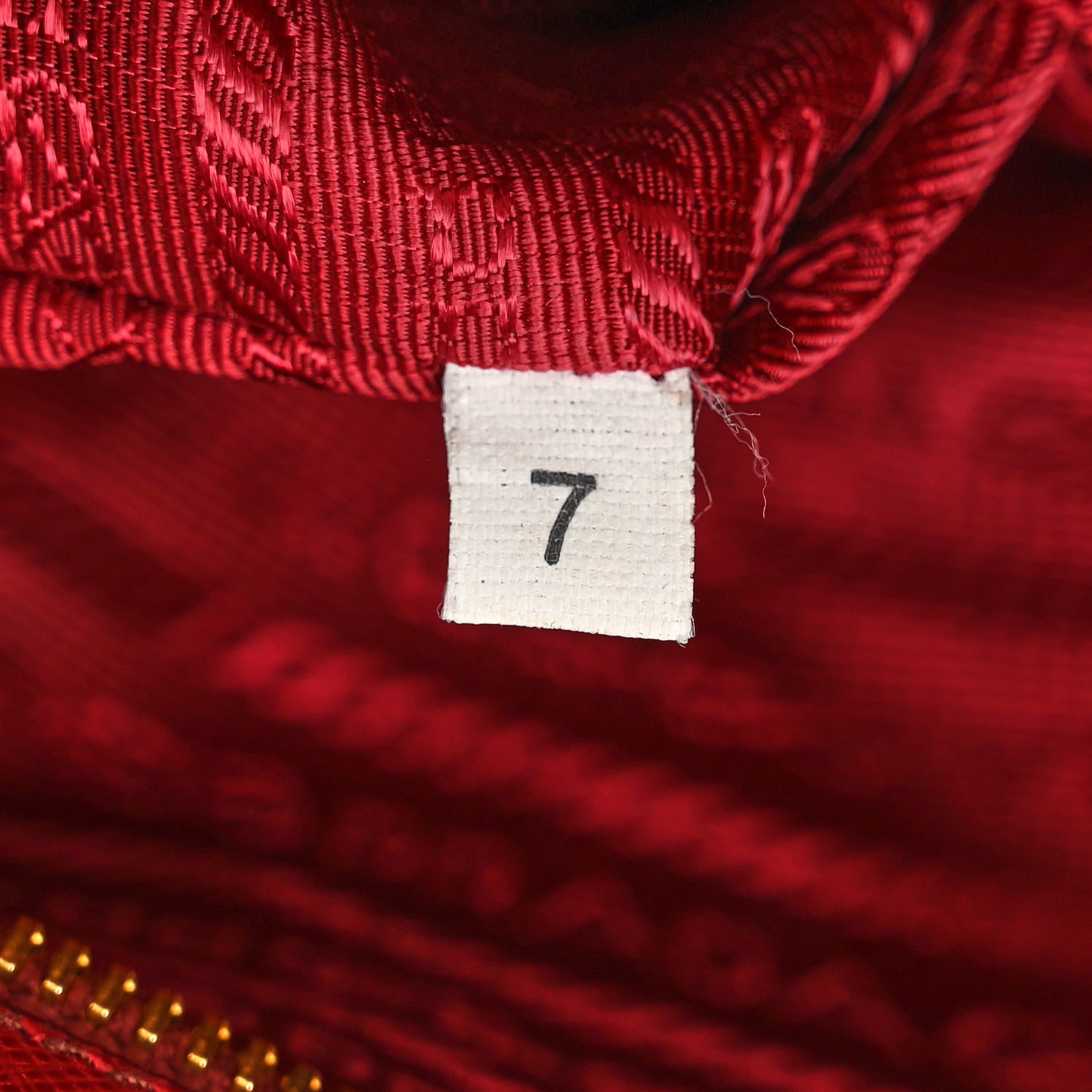Prada Saffiano Large Galleria Double Zip Tote Fuoco 9 of 13