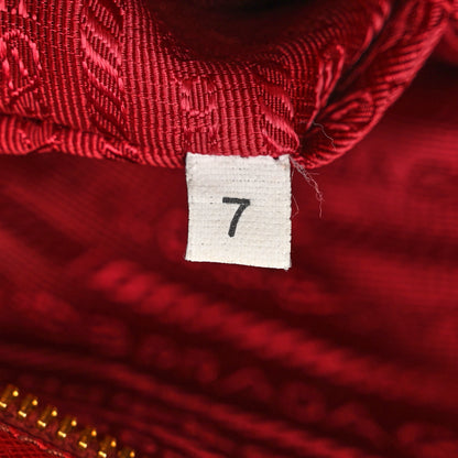 Prada Saffiano Large Galleria Double Zip Tote Fuoco 9 of 13
