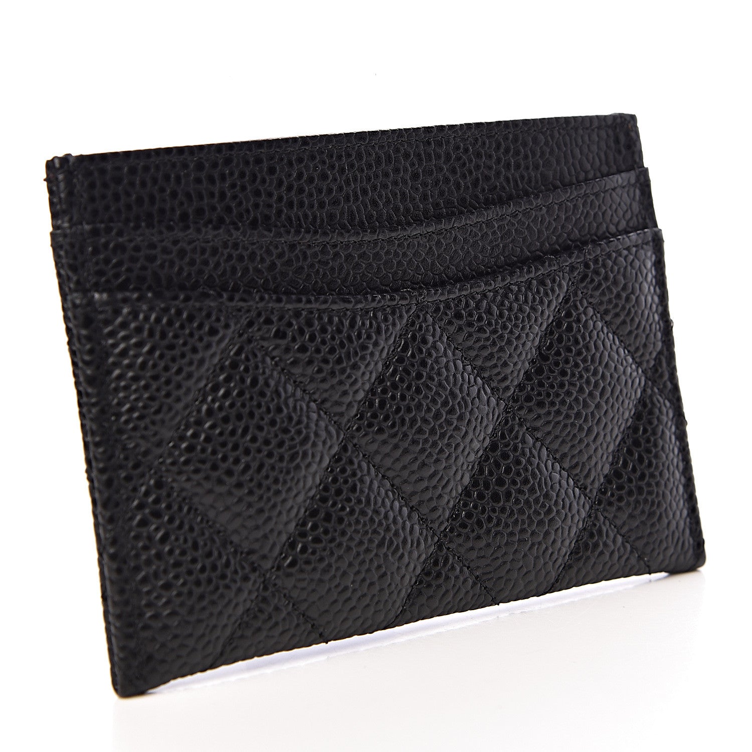 Chanel Caviar Quilted Card Holder Black 3 of 9