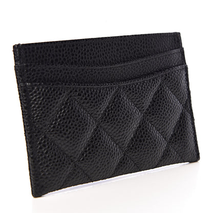 Chanel Caviar Quilted Card Holder Black 3 of 9
