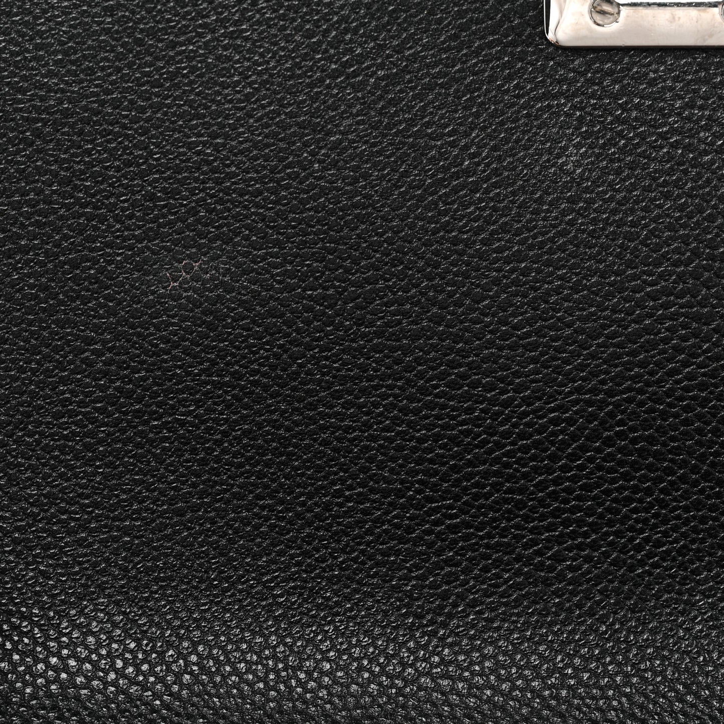 Grained Calfskin Small Diorama Flap Bag Black