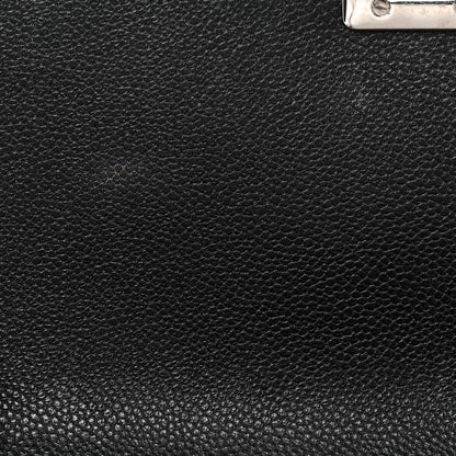 Christian Dior Grained Calfskin Small Diorama Flap Bag Black 9 of 10