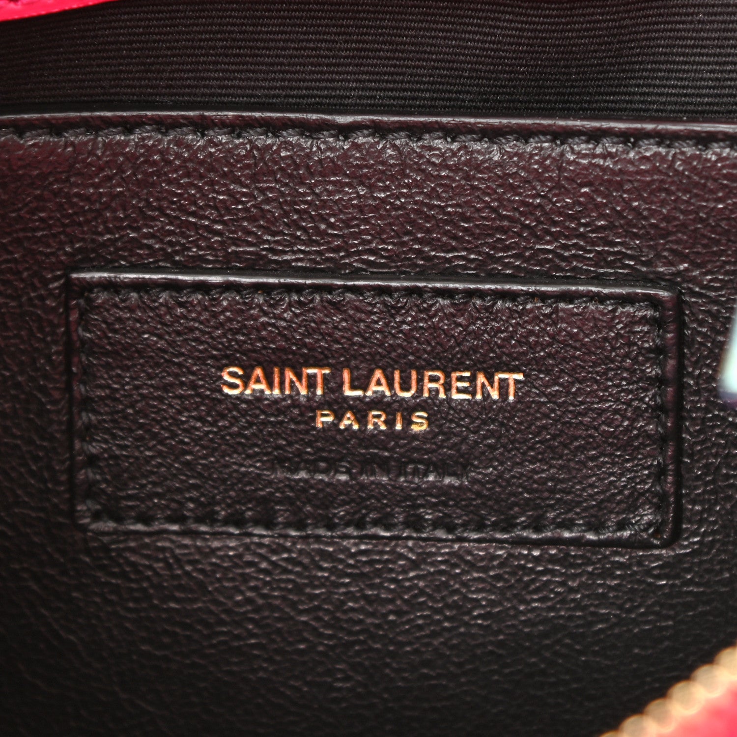 Saint Laurent Calfskin Y Quilted Monogram Small Loulou Chain Satchel Fresh Fuchsia 6 of 11