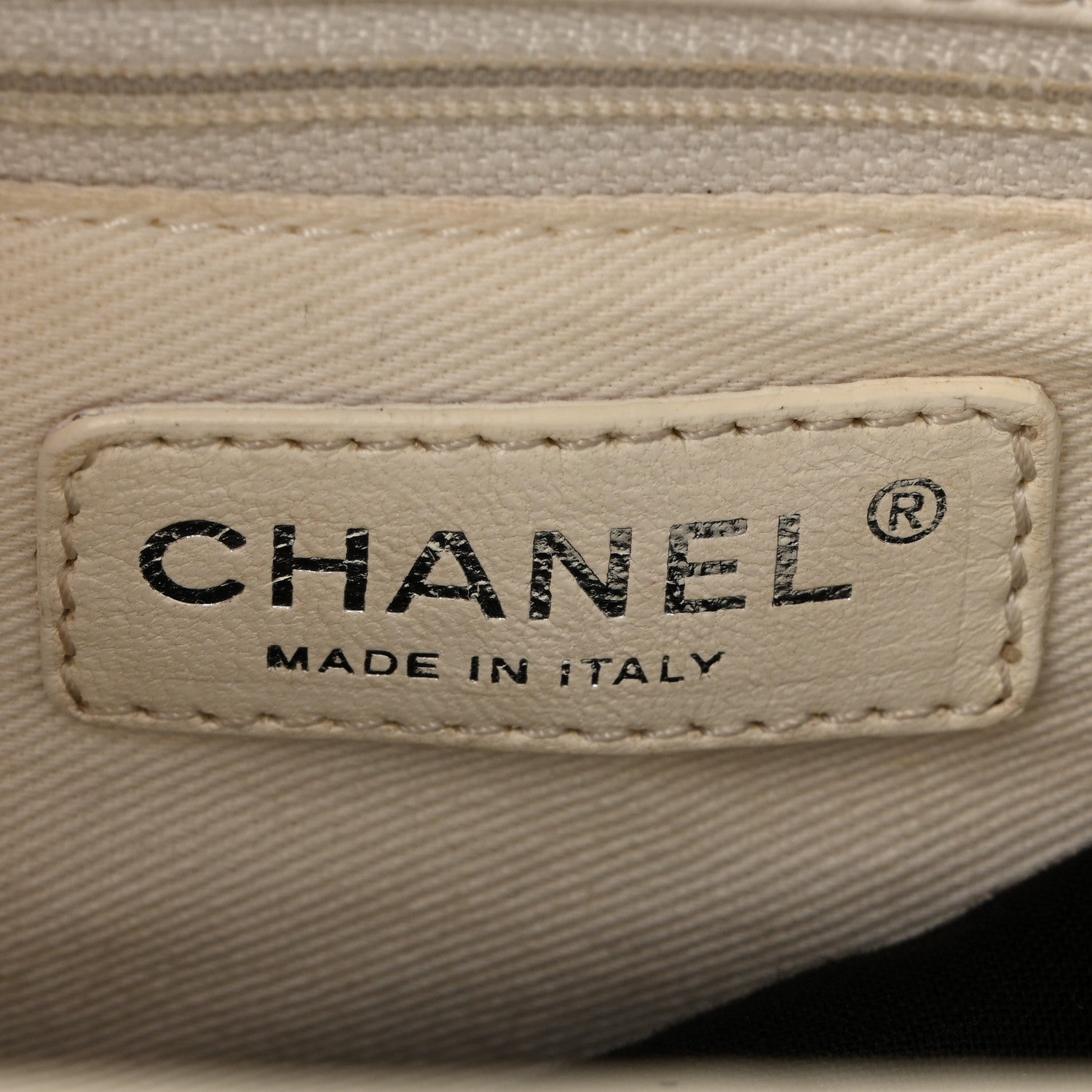 Chanel Caviar Quilted Grand Shopping Tote GST White 6 of 13