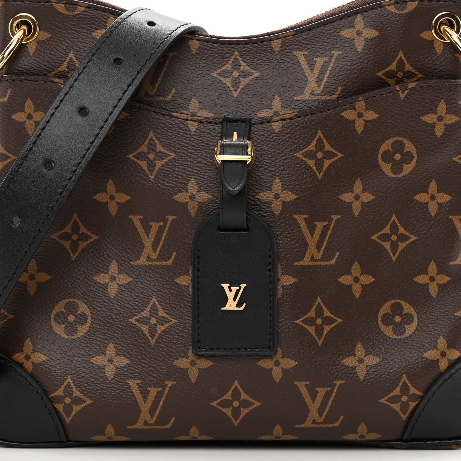 Louis Vuitton Monogram Odeon PM Black 7 of 9
