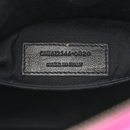 Saint Laurent Calfskin Matelasse Monogram Lou Camera Bag Electric Fuchsia 7 of 13