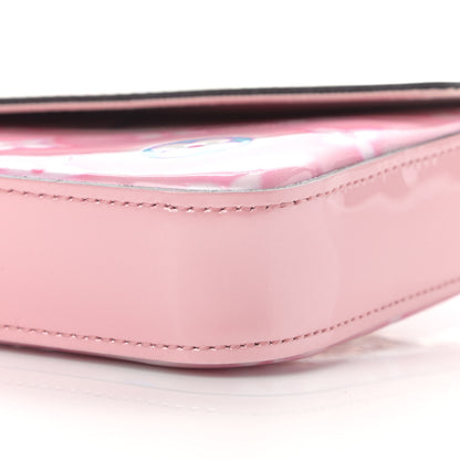 Louis Vuitton Vernis Valentine Felicie Pochette Chain Wallet Light Pink Neon 11 of 11