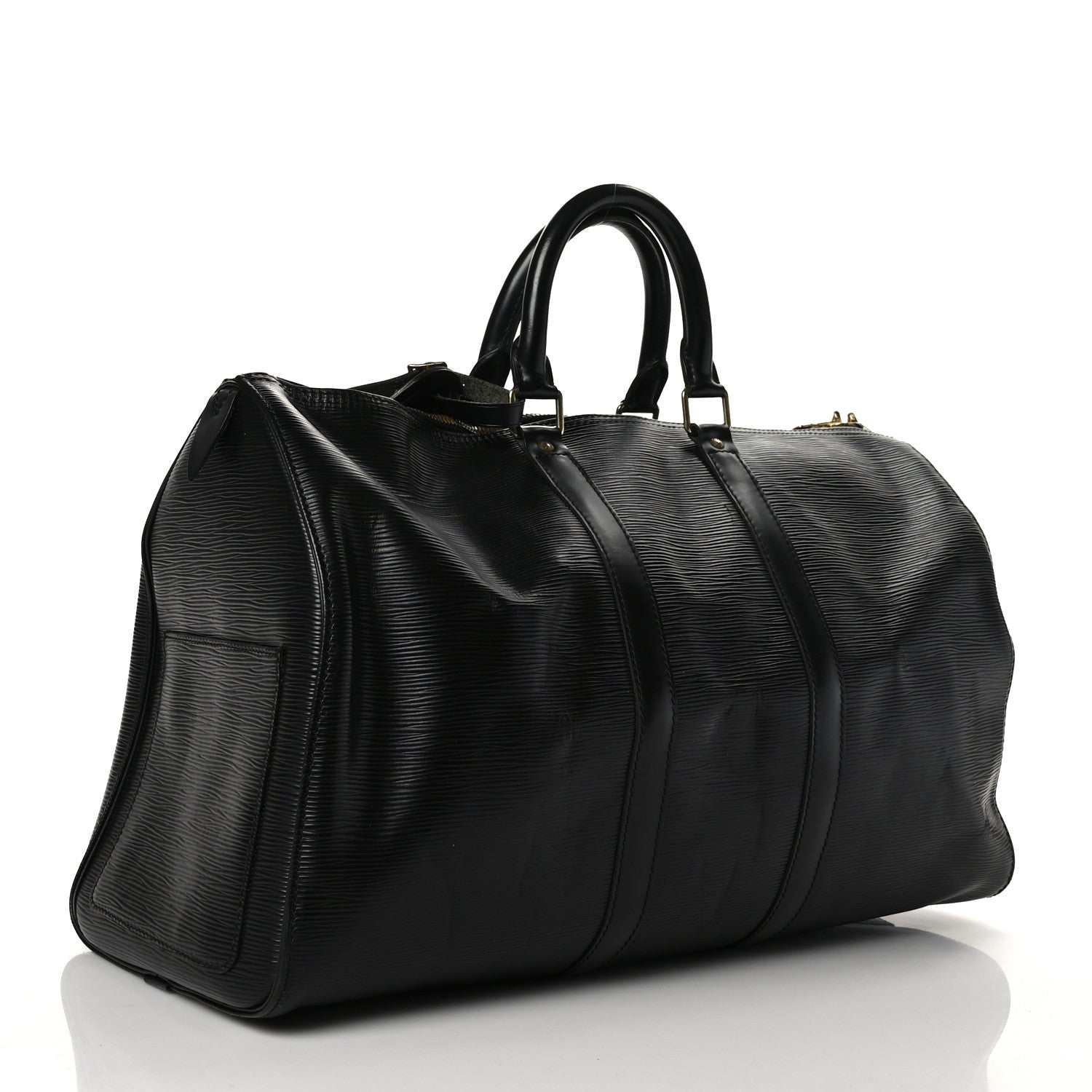 Louis Vuitton Epi Keepall 45 Black 3 of 11