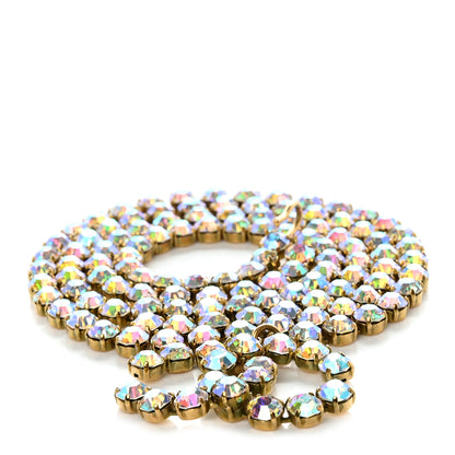 Chanel Iridescent Crystal 1995 Barbie Runway Belt Gold Multicolor 1 of 5