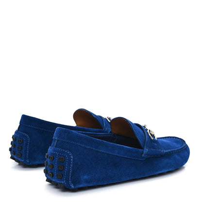 Gucci Suede Mens Horsebit Driver Loafers 10.5 Royale 5 of 10