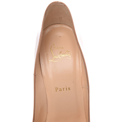 Christian Louboutin Patent So Kate 120 Pumps 39.5 Nude 7 of 10