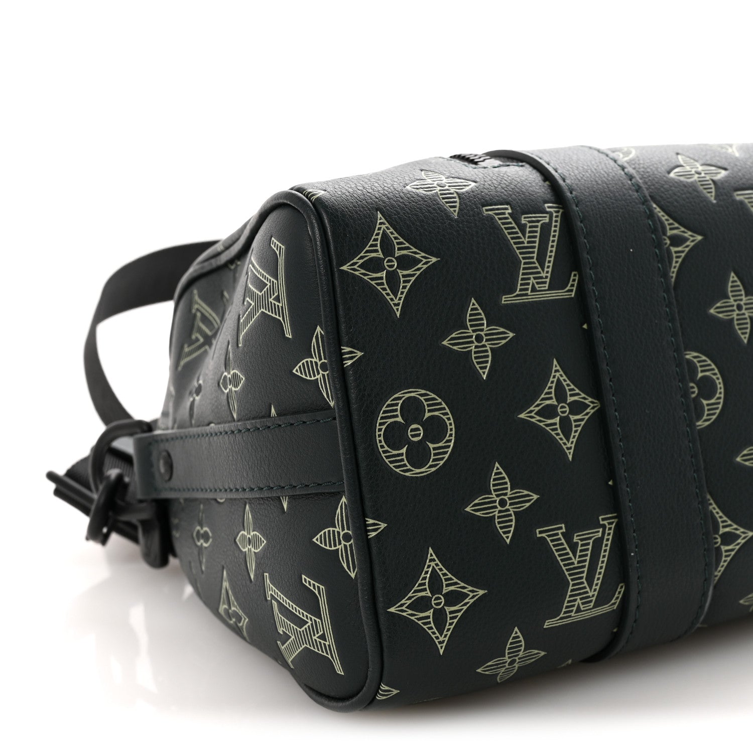 Louis Vuitton Monogram Shadow City Keepall Forest Green 1866241