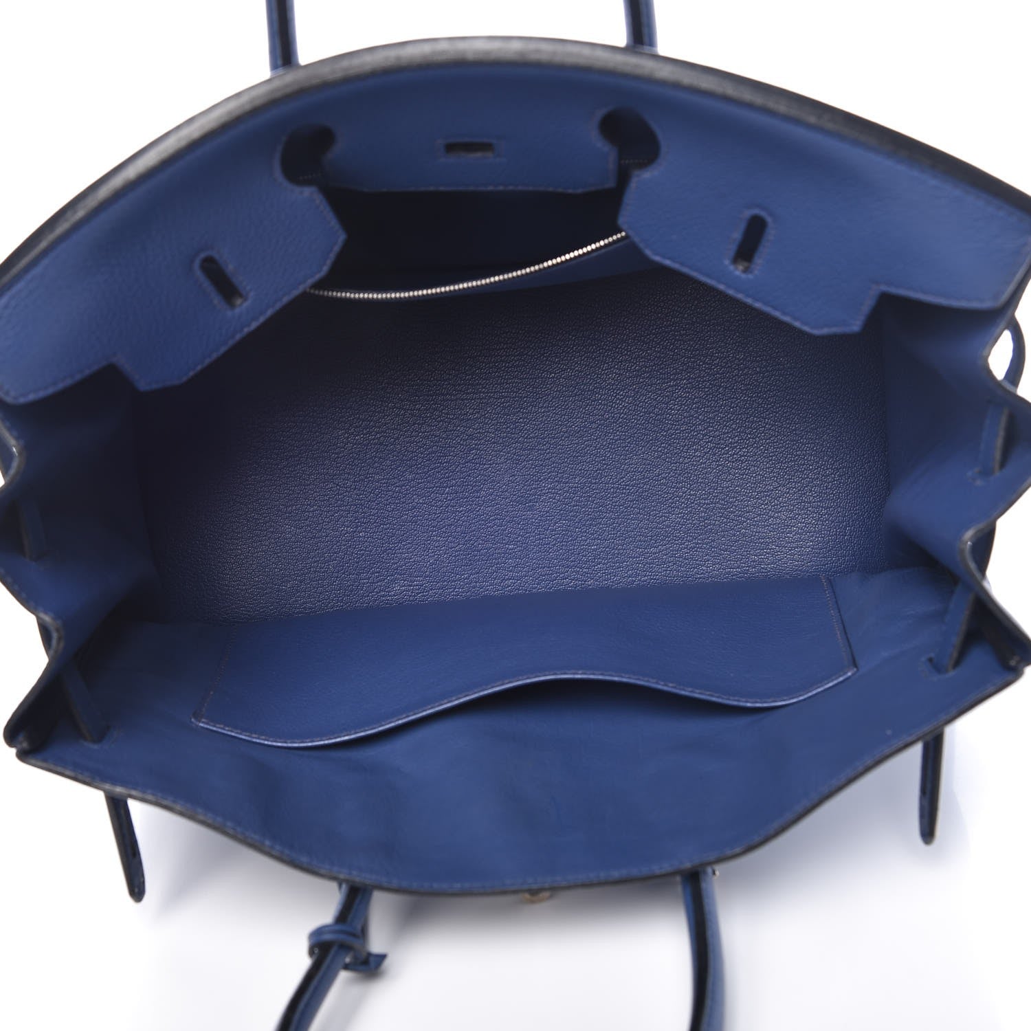 Hermes Taurillon Clemence Birkin 35 Bleu Brighton 5 of 7