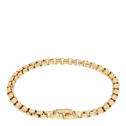 David Yurman 18K Yellow Gold 5mm Box Chain Bracelet 2 of 3