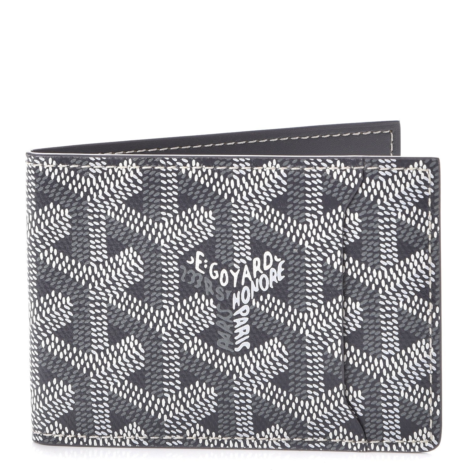 Goyard Goyardine Multi Slot Bi-Fold Wallet Grey 1 of 8