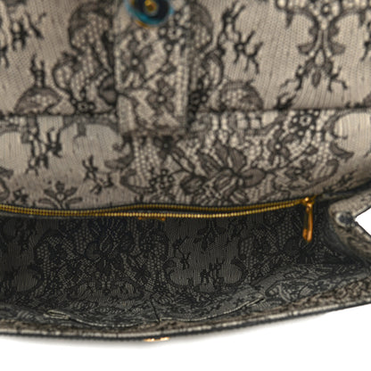 Dolce & Gabbana Calfskin Lace Large Miss Sicily Satchel 5 of 10