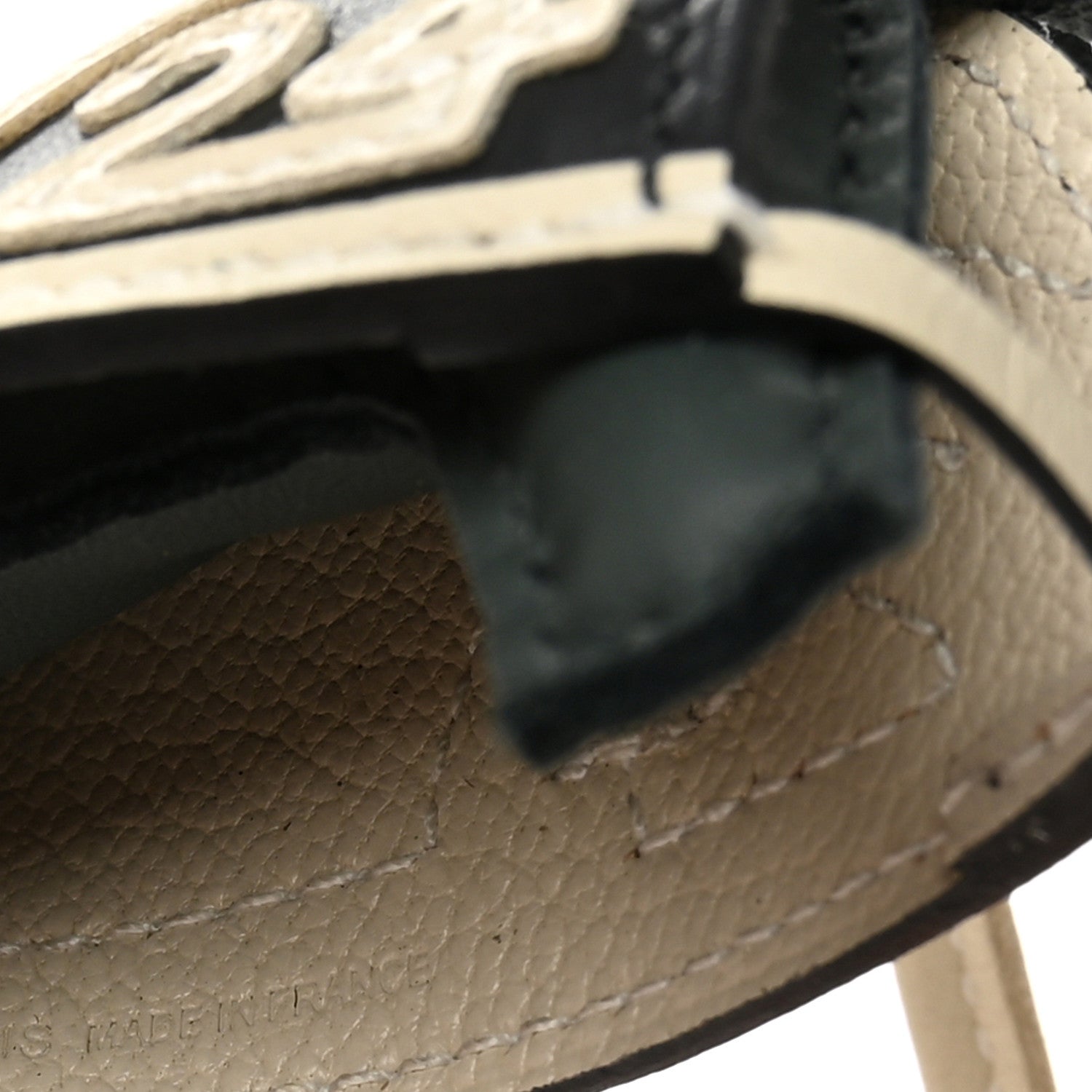 Hermes Milo Lambskin Grigri Rodeo Robeo Ceur Bag 24 Charm PM Vert Mangrove Black Craie 3 of 4