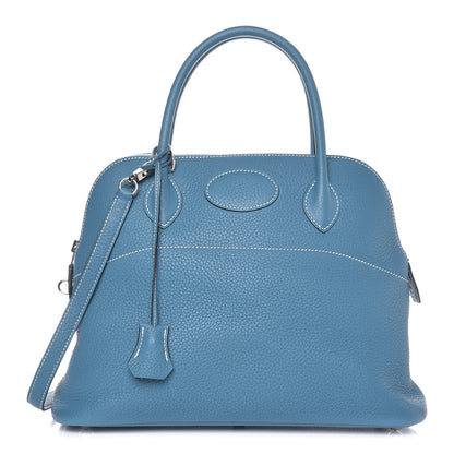Hermes Taurillon Clemence Bolide 31 Blue Jean 1 of 7