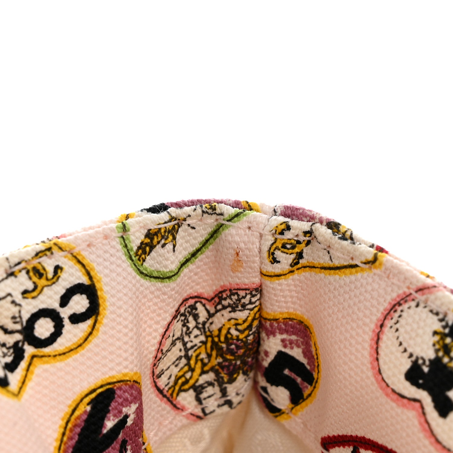 Chanel Canvas Coco Hearts Shoulder Bag Pink 11 of 14