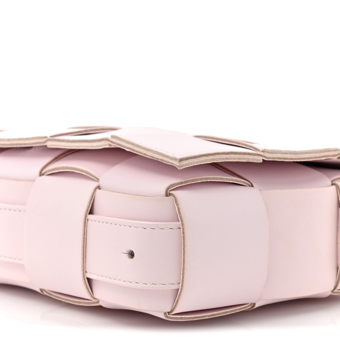 Lambskin Maxi Intrecciato Cassette Crossbody Bag Bliss Washed
