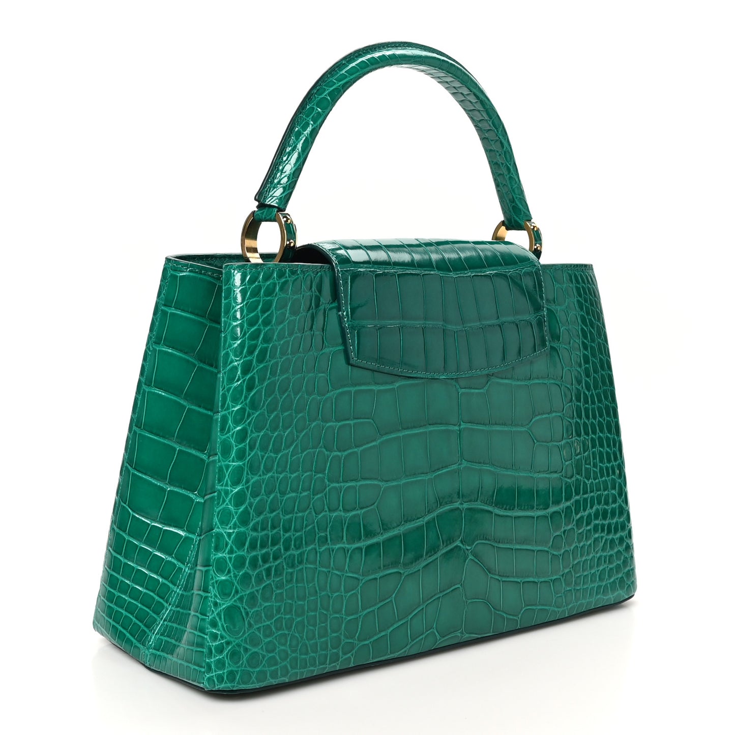 Alligator Capucines MM Emeraude
