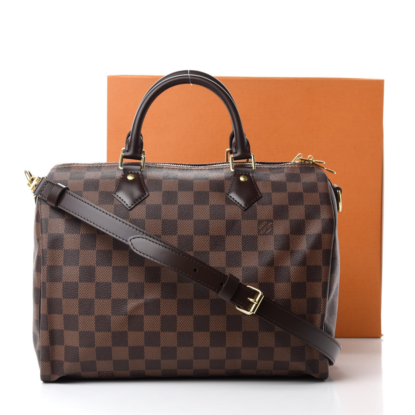 Damier Ebene Speedy Bandouliere 30
