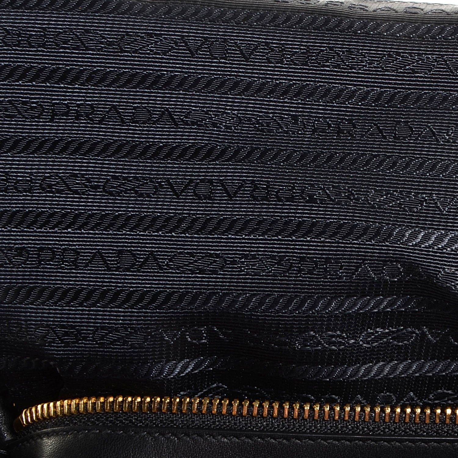 Prada Tessuto Nylon Calfskin Shopping Satchel Black 9 of 10