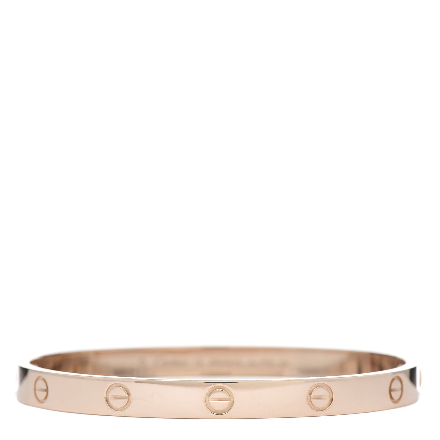 18K Pink Gold LOVE Bracelet 19