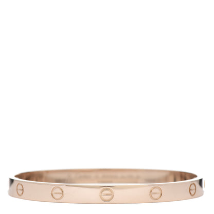 Cartier 18K Pink Gold LOVE Bracelet 19 1 of 7